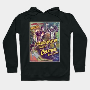 Frankenstein vs. The Creature From The Black Lagoon Hoodie